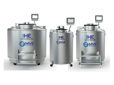 MVE HE液氮儲存系統_配備 BioConnect?控制器